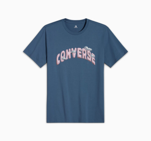 Converse Clouds T-Shirt Blue